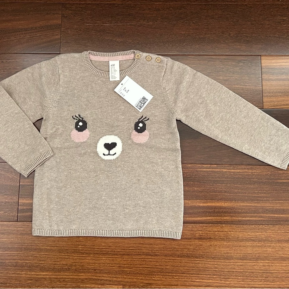 BNWT H&M Adorable and Soft Bear 🐻 Sweater